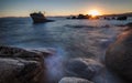 Bonsai Rock, Lake Tahoe Royalty Free Stock Photo