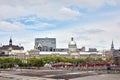 Bonsecours market marche bonsecours building and the panoramic view of old town Montreal, Quebec, Canada Royalty Free Stock Photo