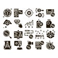 Bonus Hunting Collection Elements Icons Set Vector