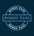 Bonus pass. Royalty Free Stock Photo