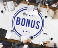 Bonus Prize Profit Incentive Additional Compensation Concept Royalty Free Stock Photo