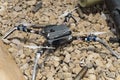 booby-trapped drone used by terrorists to bomb enemy military equipment