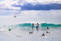 Boogie board in Hawaii Royalty Free Stock Photo