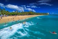 Boogie board Waikiki Royalty Free Stock Photo