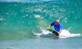 Boogie boarding Royalty Free Stock Photo