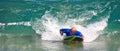 Boogie boarding Royalty Free Stock Photo