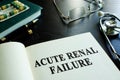 Acute renal failure.