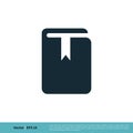 Book Agenda Icon Vector Logo Template Illustration Design. Vector EPS 10 Royalty Free Stock Photo