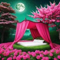 book ai fantasy surreal flower magic colourful pink art