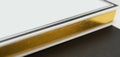 Book with bookblock edges covered with gold Royalty Free Stock Photo