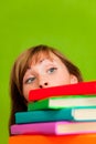 Book books study girl Royalty Free Stock Photo