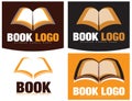 Book or Bookstore Logo Royalty Free Stock Photo