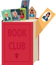 Book club emblem