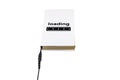 Book connected to USB and loading Royalty Free Stock Photo