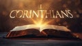 Book of 1 Corinthians Royalty Free Stock Photo