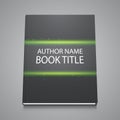 Book cover design template, abstract frame with light effect Royalty Free Stock Photo