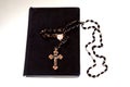 Book with crucifix Royalty Free Stock Photo