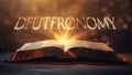 Book of Deuteronomy. Royalty Free Stock Photo