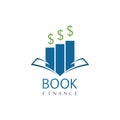 Book digital technology logo