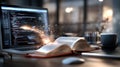 Book Digitization: transforming pages, digital data flow, educational technology, seamless integration, tech-driven
