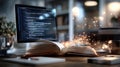 Book Digitization: transforming pages, digital data flow, educational technology, seamless integration, tech-driven