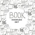 Book doodle frame