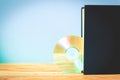 Book and DVD disk Royalty Free Stock Photo