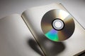 Book and DVD disk Royalty Free Stock Photo