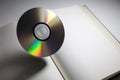Book and DVD disk Royalty Free Stock Photo