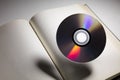 Book and DVD disk Royalty Free Stock Photo