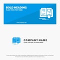 Book, Education, Knowledge, Mouse SOlid Icon Website Banner and Business Logo Template