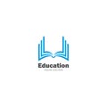Book education Logo Template vector Illustration Royalty Free Stock Photo