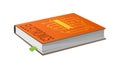 Book on Electronics with Bookmark Vector Illustration Royalty Free Stock Photo