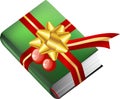 Book gift for christmas Royalty Free Stock Photo
