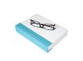 Book and glasses Royalty Free Stock Photo