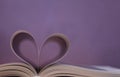 Book , heart shape