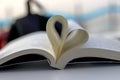 Book and Heart Sing Royalty Free Stock Photo