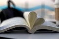 Book and Heart Sing Royalty Free Stock Photo
