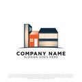 Book House real estate logo designs, best Building and construction vector