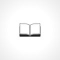 book icon. open book isolated vector icon Royalty Free Stock Photo