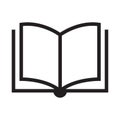 Book icon. Reading concept. Vector graphic Royalty Free Stock Photo