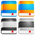 Book icon set