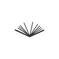 Book icon. Simple element illustration. Book symbol design template. Can be used for web and mobile