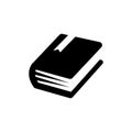 Book icon. Vector flat symbol.
