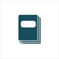Book Icon Vector Ilustration Royalty Free Stock Photo