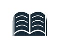 Book Icon Vector Logo Template Illustration Design Royalty Free Stock Photo