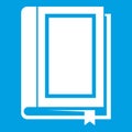 Book icon white Royalty Free Stock Photo
