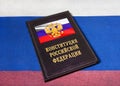 Book with the inscription Constitution of the Russian Federation