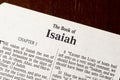 The Book of Isaiah Title Page Close-up