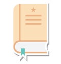 Book Isolated Vector Icon Editable Royalty Free Stock Photo